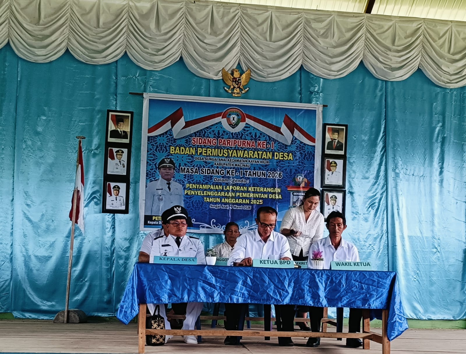 Desa Sungai Anai Menjadi Desa Pertama yang Menyelenggarakan LKPPDes di Kecamatan Kayan Hilir